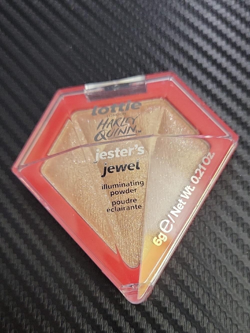 NEW Lottie Harley Quinn Jester's Jewel Illuminating Powder - Gold